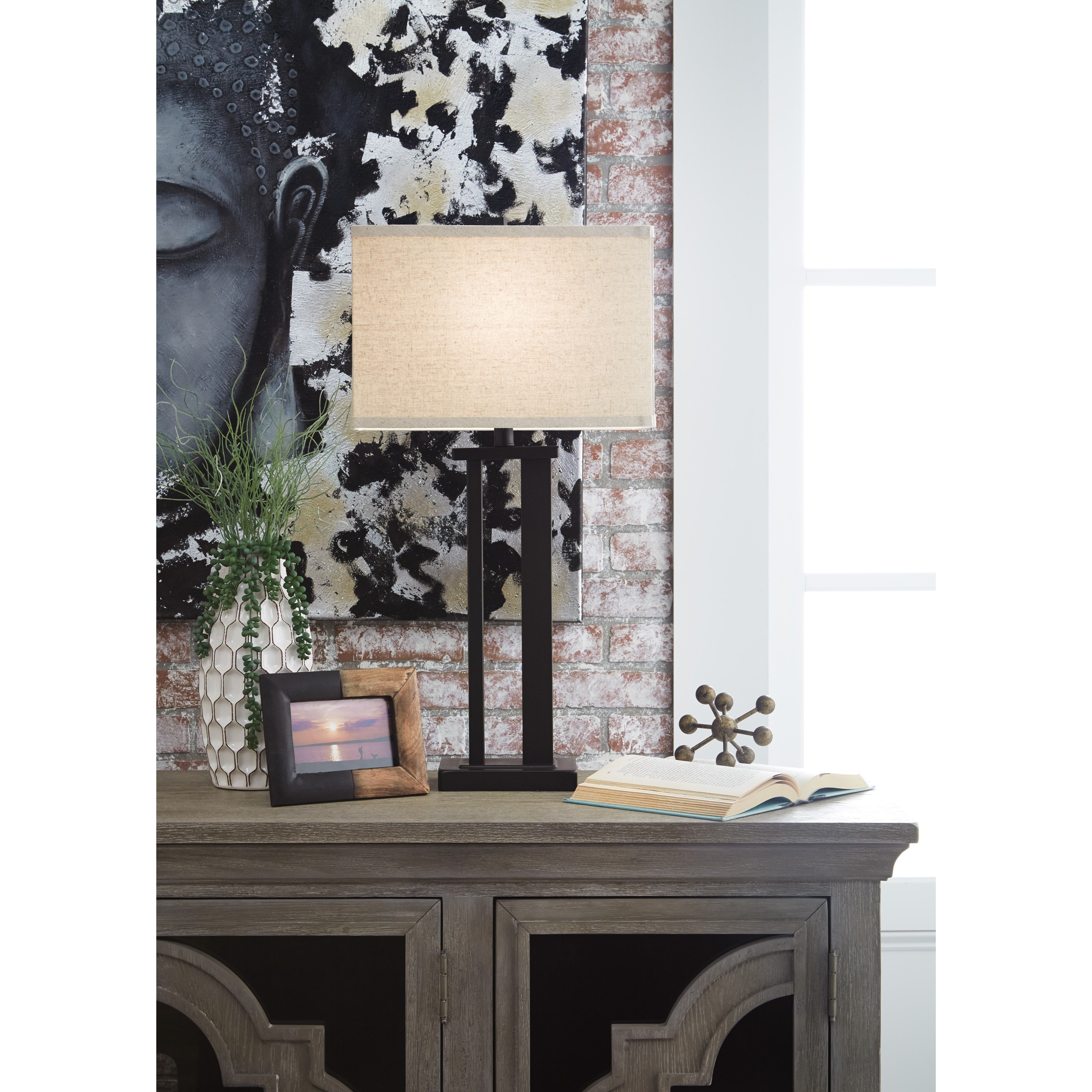 Signature Design by Ashley Lamps Contemporary 071320407 Set of 2